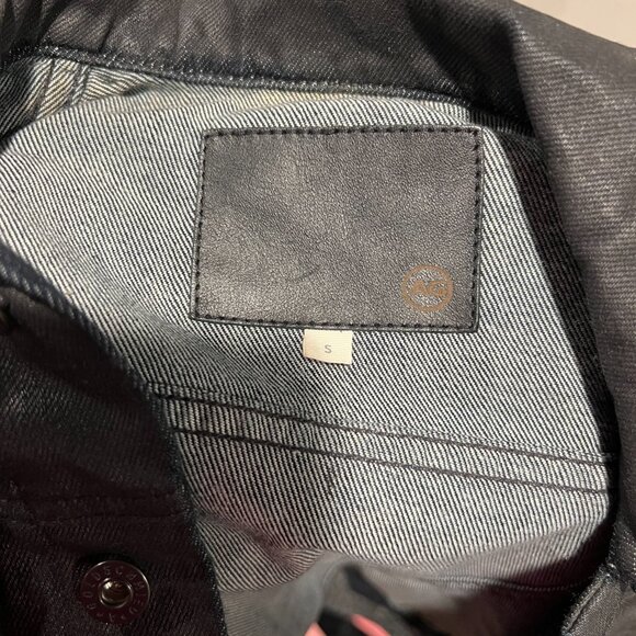 AG Jeans Small Soft Jean Jacket – Charcoal Grey Classic - Picture 2 of 9